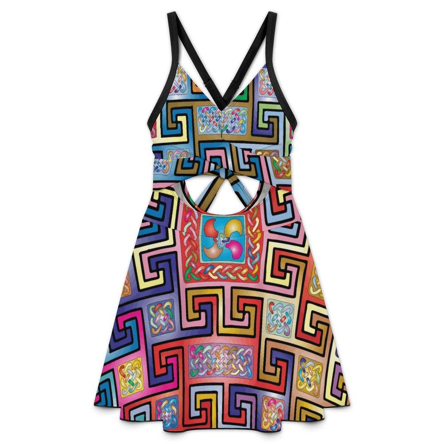 Costume Intero Donna con Cutout, Schiena Aperta e Pantaloncino Integrato — Personalizzabile con Stampa, dalla S alla 2XL