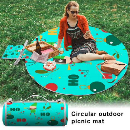 Tappeto da Picnic Rotondo Imbottito | La Tua Isola di Comfort Personalizzata