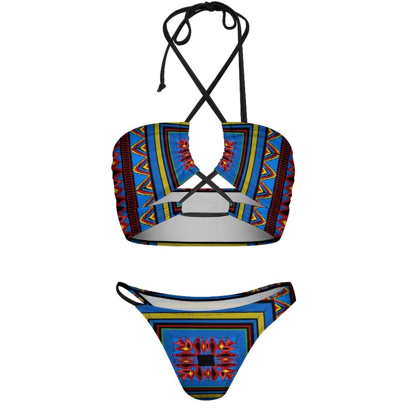 Bikini Personalizzato Donna | Stampa Unica | Costume Due Pezzi Lucido Sexy
