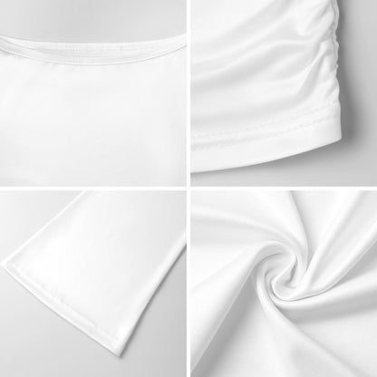 Top Personalizzato con Scollo a Barchetta | Maglia a Maniche Lunghe a Campana