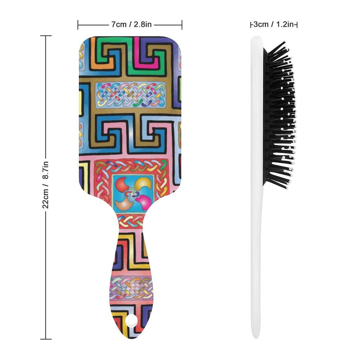 Spazzola Cuscino d'Aria Personalizzata | Massaggio Cute e Districante | Anti-Rottura