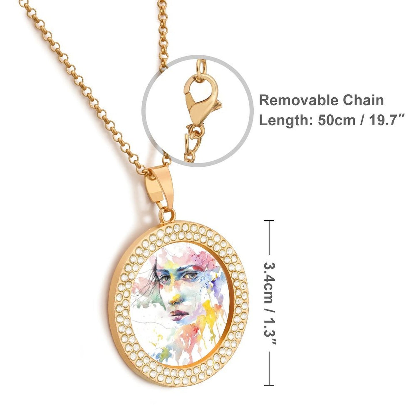 Collana a Piastrina Personalizzata in Acciaio al Titanio