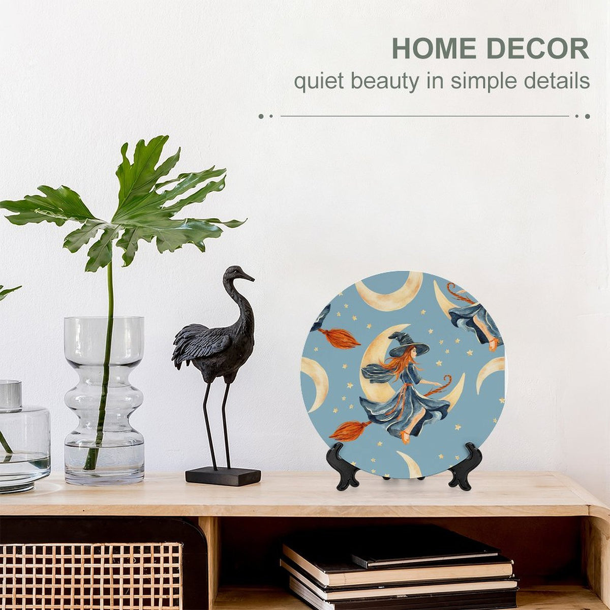 Piatto Decorativo Personalizzabile con Foto - Leggero e Versatile per Casa e Ufficio