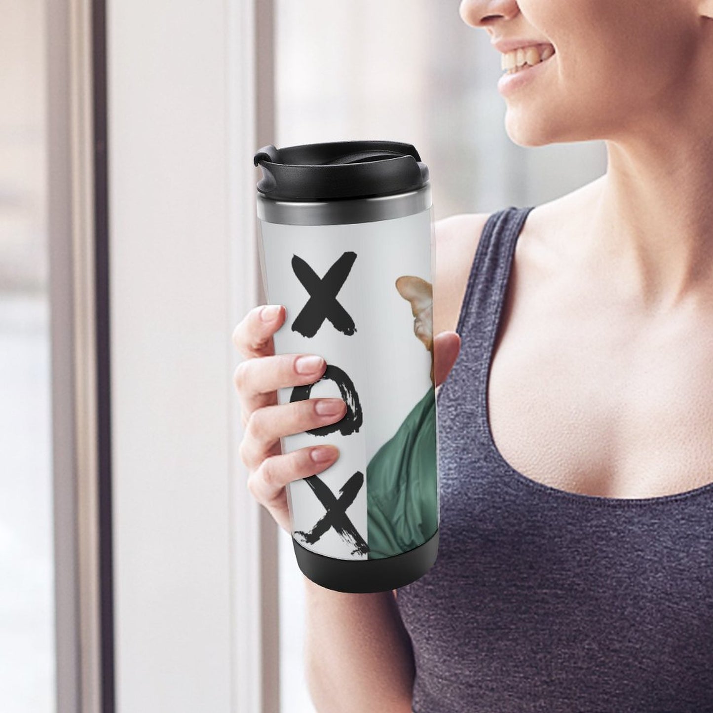 Mug Termico Personalizzato 380ml | Acciaio Inox Smontabile | Foto Regalo