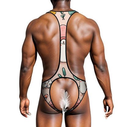 Body Uomo Sexy Personalizzato con Foto | Regalo Divertente Coppia
