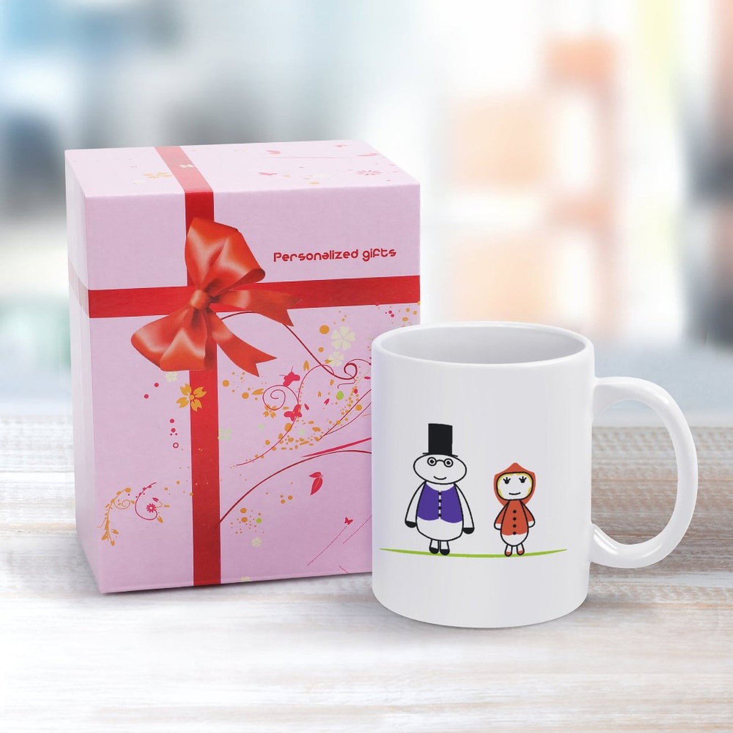 Tazza Ceramica Bianca Personalizzata | Mug Minimalista Ufficio 350ml