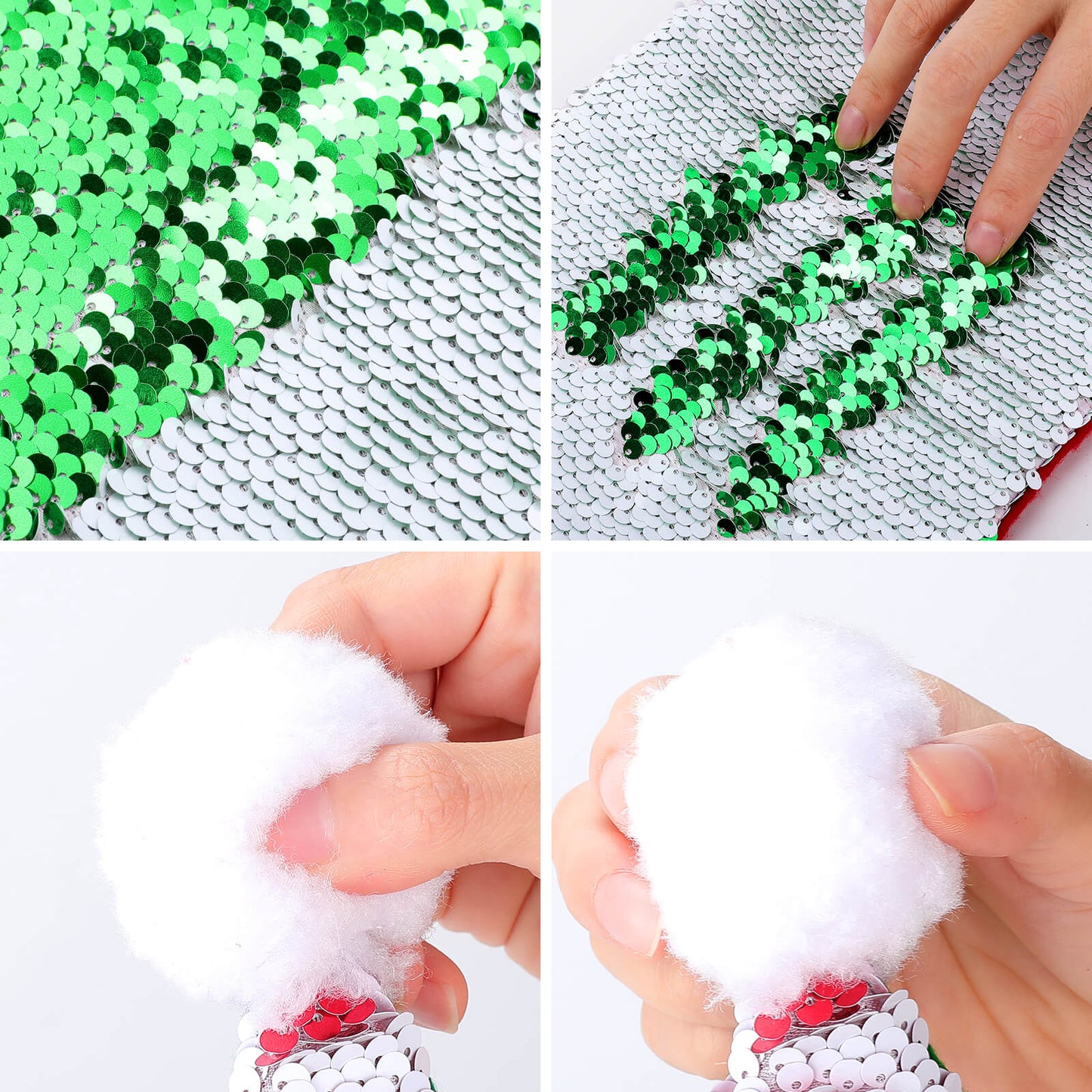 Cappello di Natale Magico con Foto a Sorpresa | Paillettes Interattive