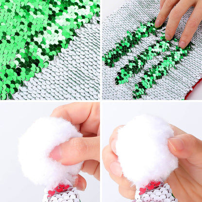 Cappello di Natale Magico con Foto a Sorpresa | Paillettes Interattive