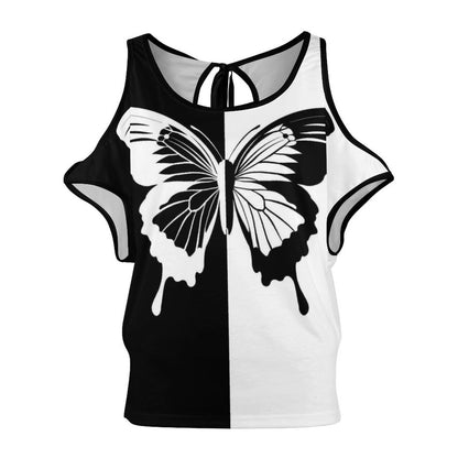 T-Shirt da Donna Personalizzata con Spalle Scoperte