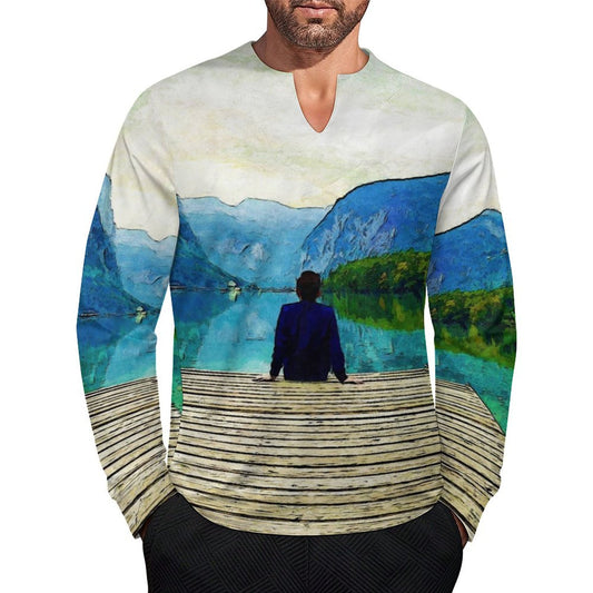 T-Shirt Uomo Manica Lunga Rinfrescante | Stampa Personalizzata
