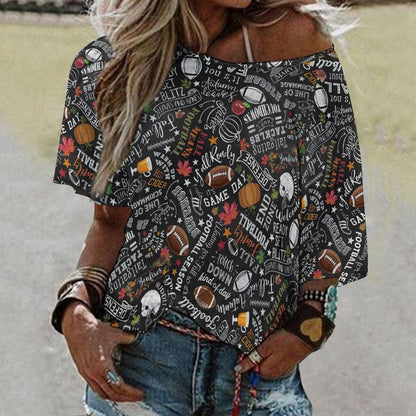 Top Oversize Collo a Barca | T-Shirt Batwing & Slouchy Chic