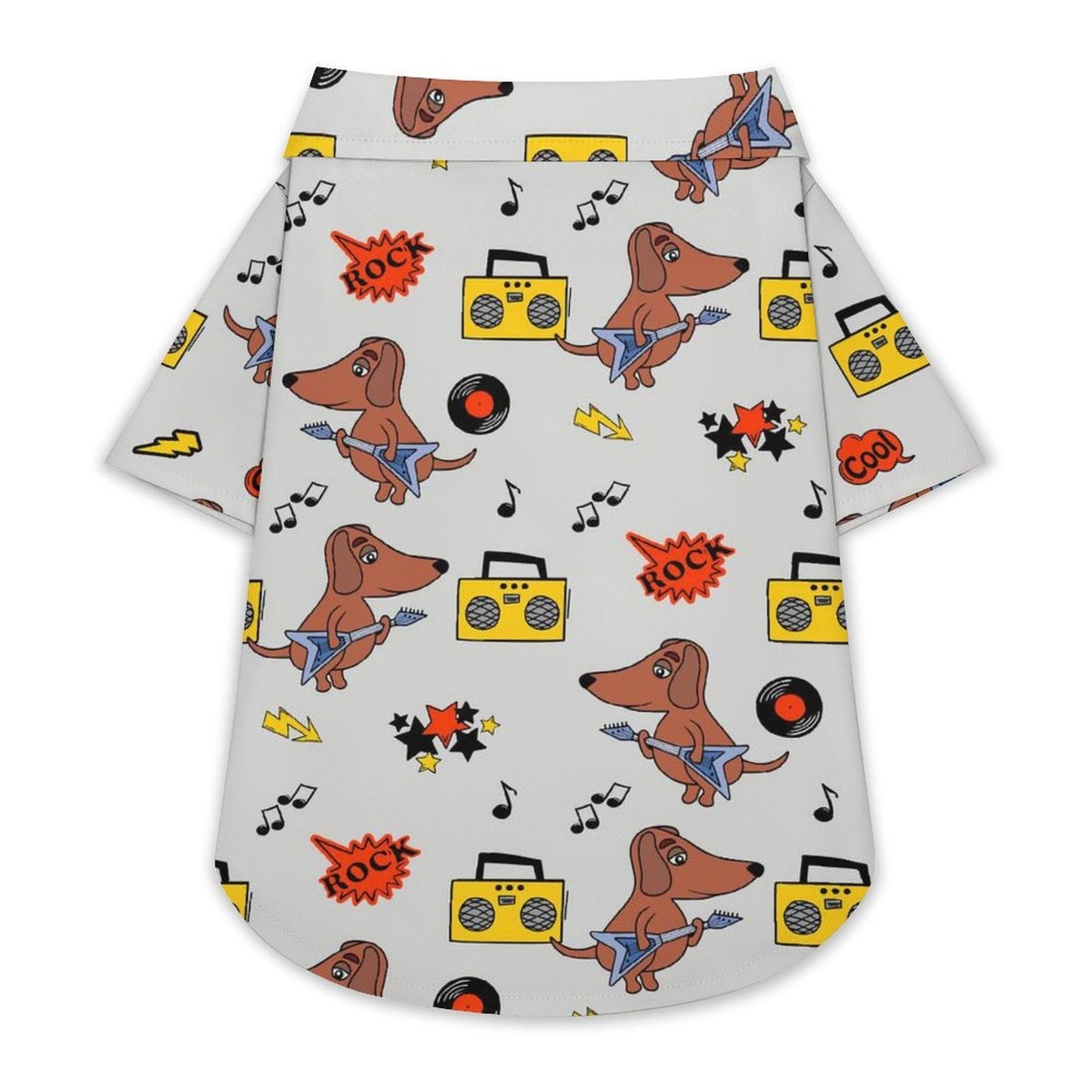 Camicia con Colletto per Animali in Tessuto Elasticizzato Personalizzata