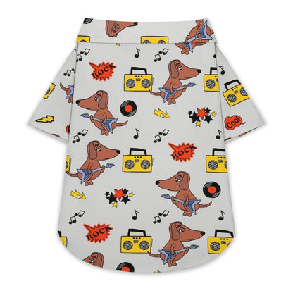 Camicia con Colletto per Animali in Tessuto Elasticizzato Personalizzata