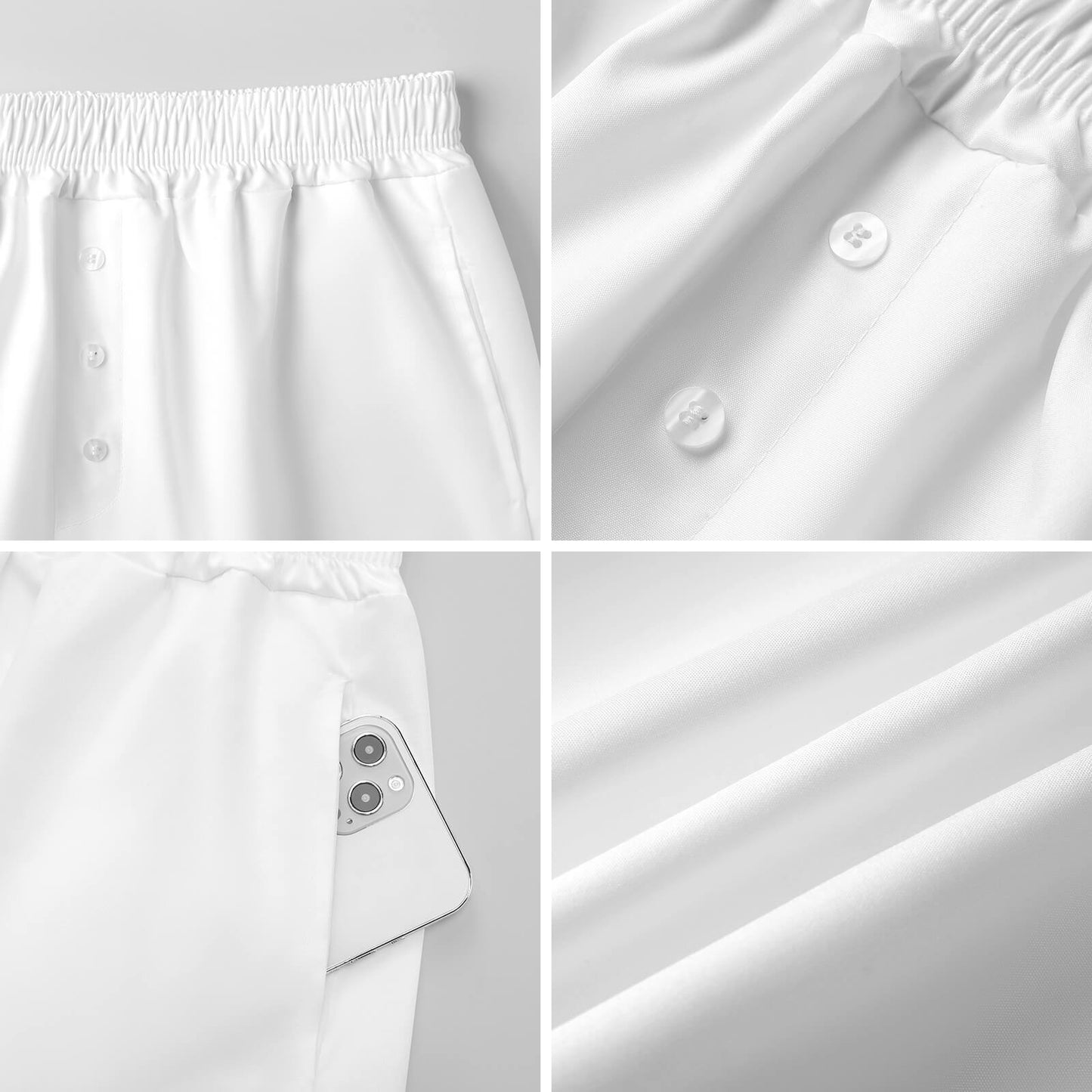 Shorts in Raso Personalizzabili da Donna – Comfort Setoso per Casa e Tempo Libero