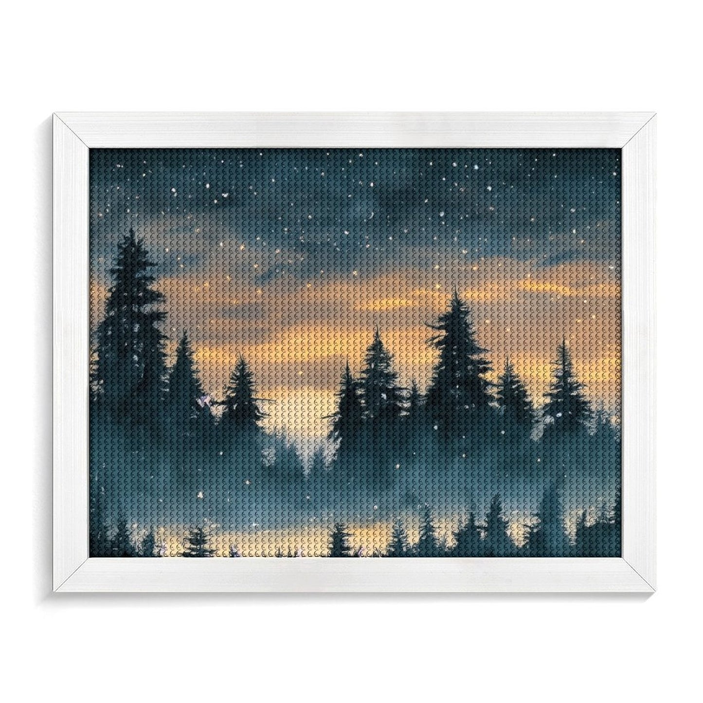 Diamond Painting Orizzontale su Telaio | Costruisci la Tua Finestra Scintillante