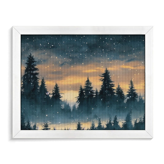 Diamond Painting Orizzontale su Telaio | Costruisci la Tua Finestra Scintillante