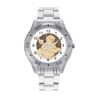 Orologio Business Personalizzato con Bracciale in Acciaio e Chiusura a Farfalla
