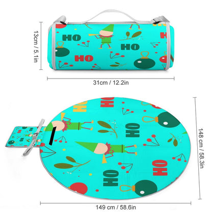 Tappeto da Picnic Rotondo Imbottito | La Tua Isola di Comfort Personalizzata