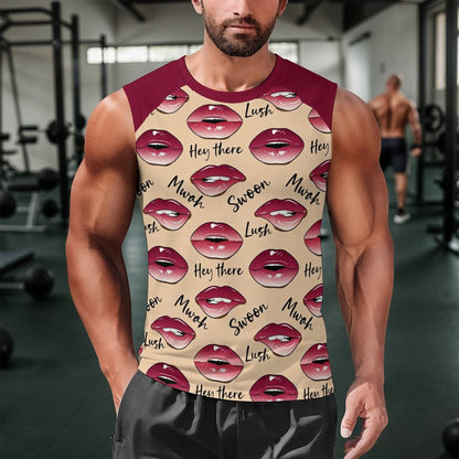 Maglia Smanicata Personalizzata Uomo | Canotta Raglan Bicolore Vestibilità Comoda