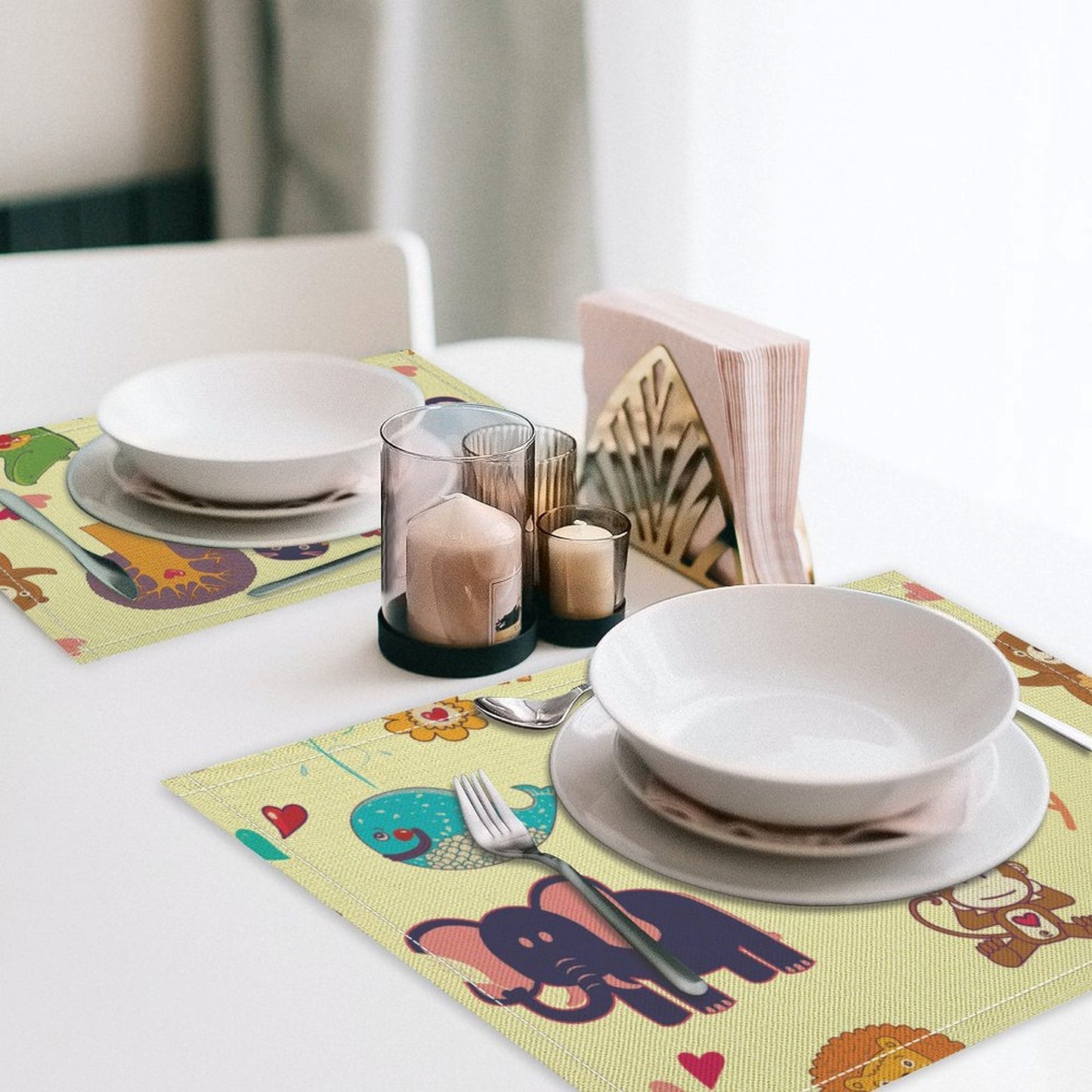 Tovagliette Americane in Lino Personalizzate | Eleganza Naturale a Tavola