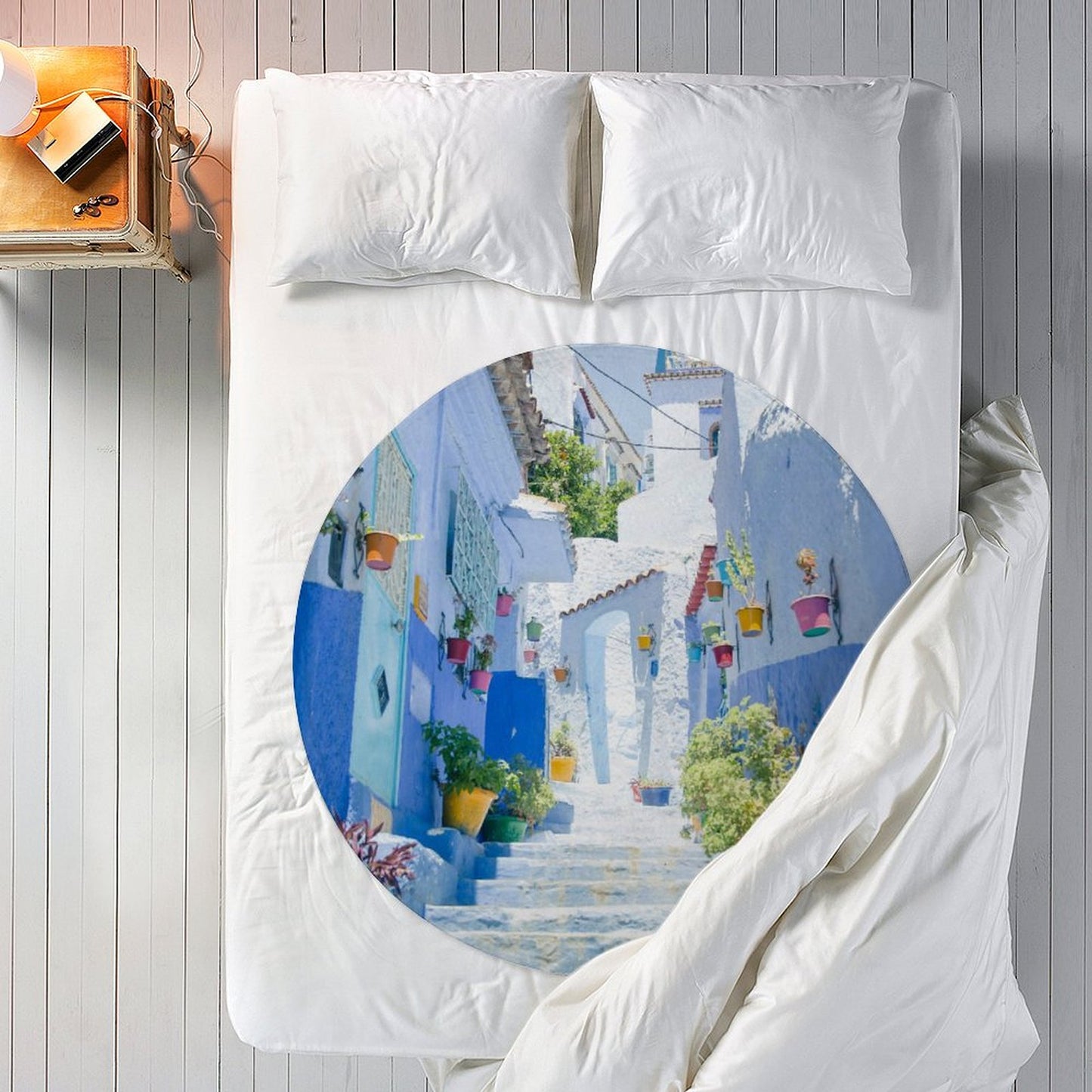 Coperta Rotonda Personalizzata con Foto | Il Tuo Cerchio di Comfort