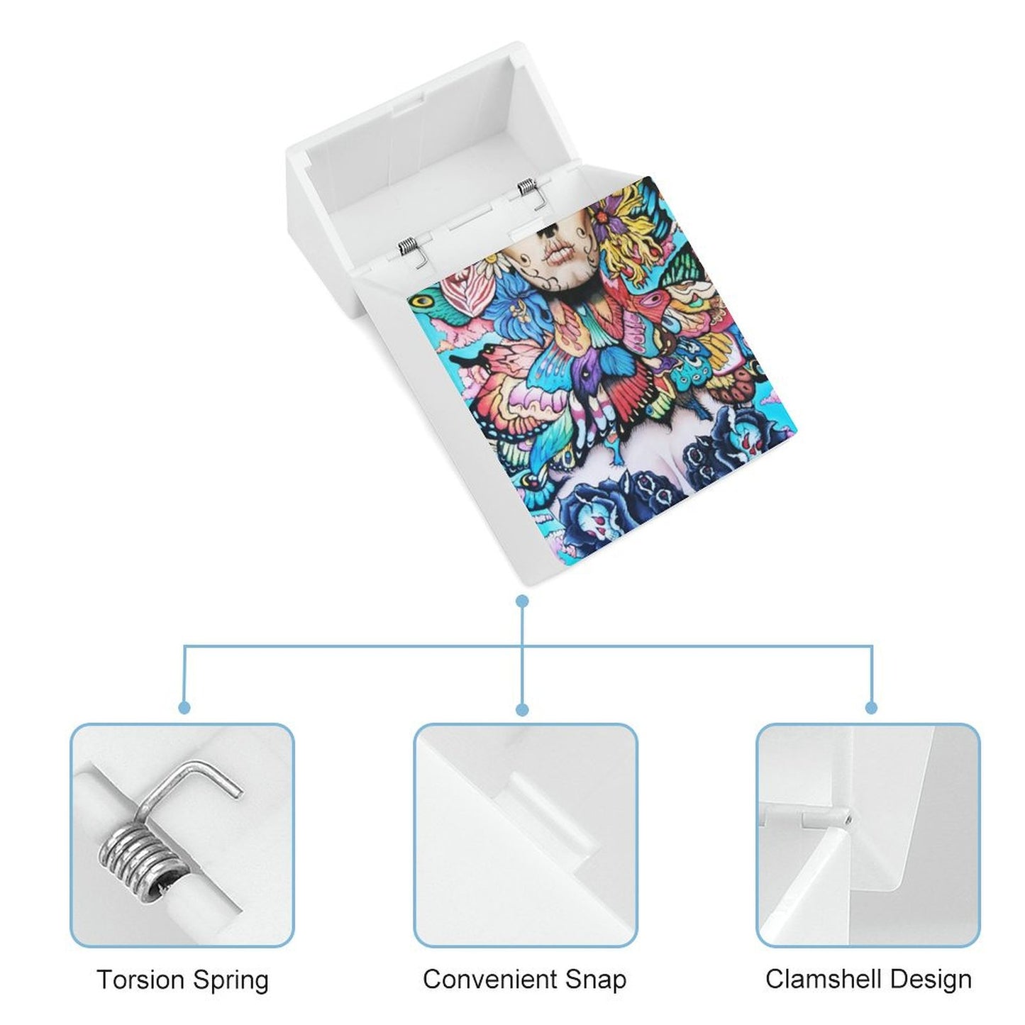 Portasigarette Personalizzato con Foto | Rigido e Impermeabile