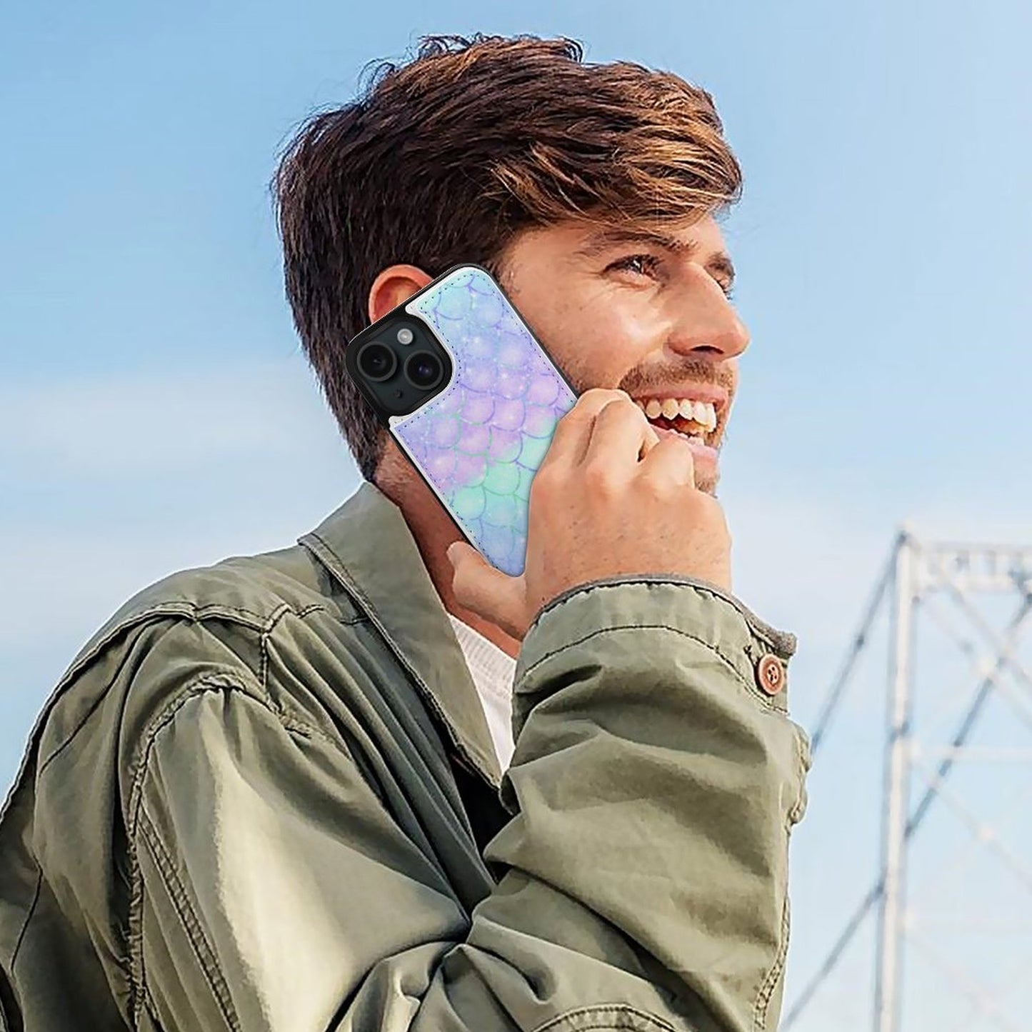 Cover a Portafoglio iPhone 15 Personalizzata | Protezione Totale & Porta Carte