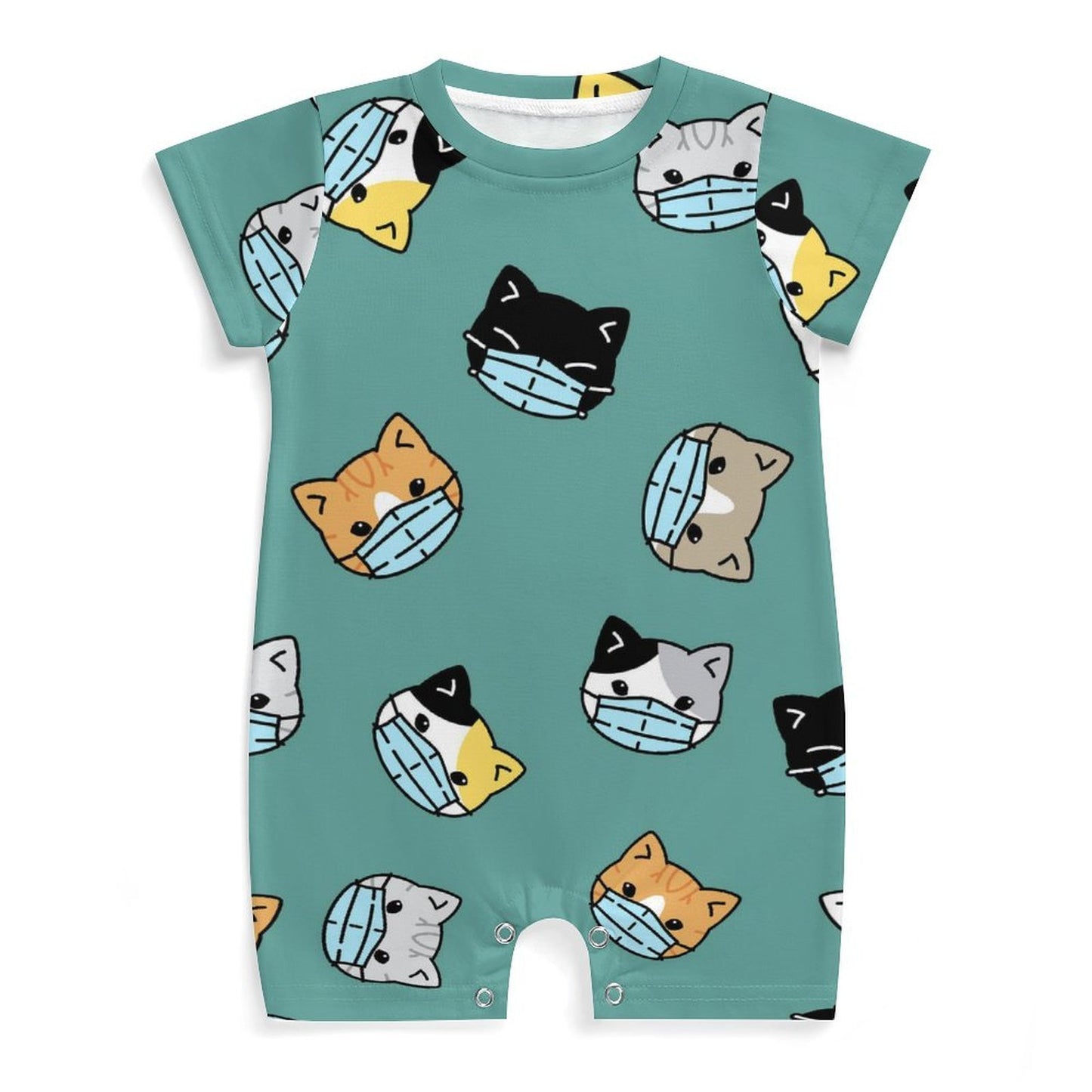 Body Neonato Personalizzato in Cotone con Stampa Personalizzabile