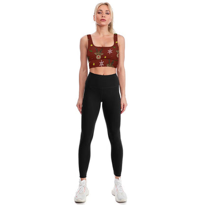 Top Yoga Personalizzato | Reggiseno Sportivo con Stampa Unica