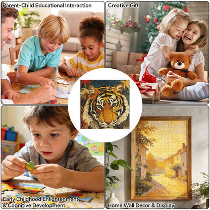 Puzzle in Legno Personalizzato | Taglio Irregolare 100 Pezzi