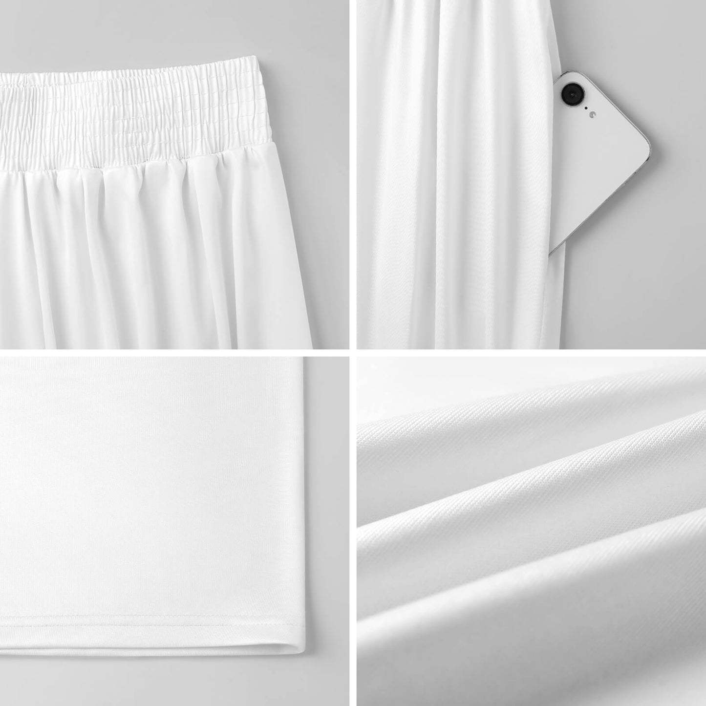 Pantaloni a Gamba Larga Vita Alta Donna con Coulisse Elastica — Personalizzabili con Stampa, dalla S alla 5XL