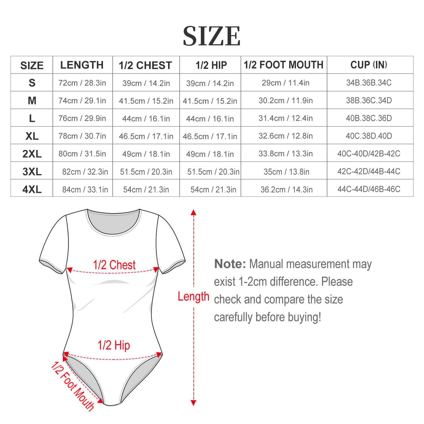 Body Donna Manica Corta Personalizzato | Bodysuit con Chiusura a Scatto