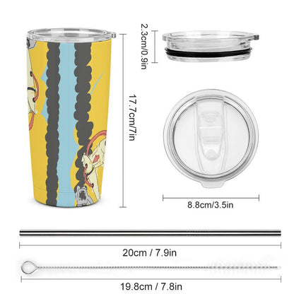 Bicchiere Termico Auto Personalizzato Inox 304 | Stampa UV | 590ml