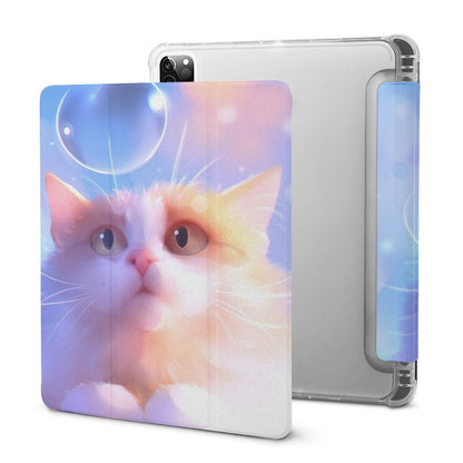 Cover iPad Personalizzata con Portapenne | Custodia Smart Tri-Fold Antiurto