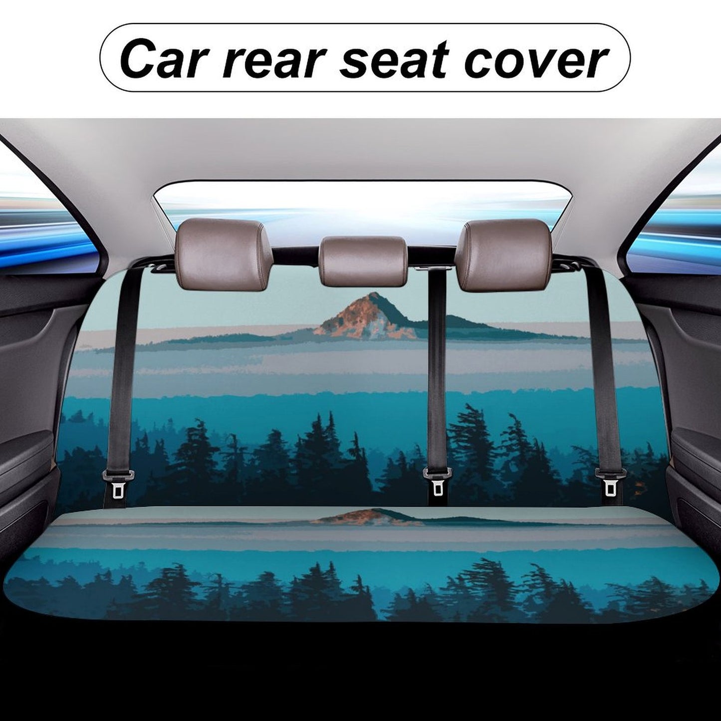 Coprisedile Posteriore Auto Personalizzato con Foto | Protezione Universale