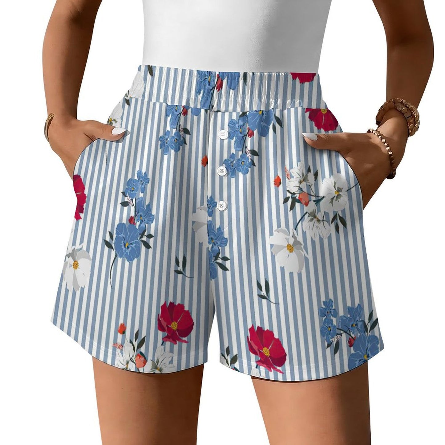 Shorts in Raso Personalizzabili da Donna – Comfort Setoso per Casa e Tempo Libero