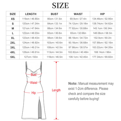 Vestito Lungo con Spalline e Spacco Personalizzato