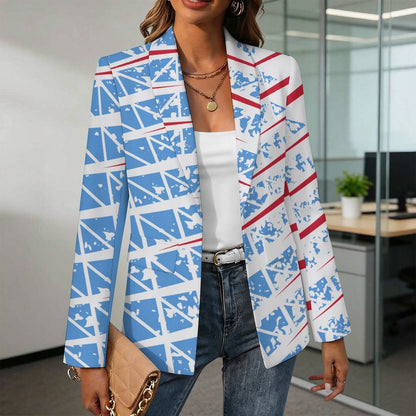 Blazer Donna Personalizzabile con Revers e Stampa Termica