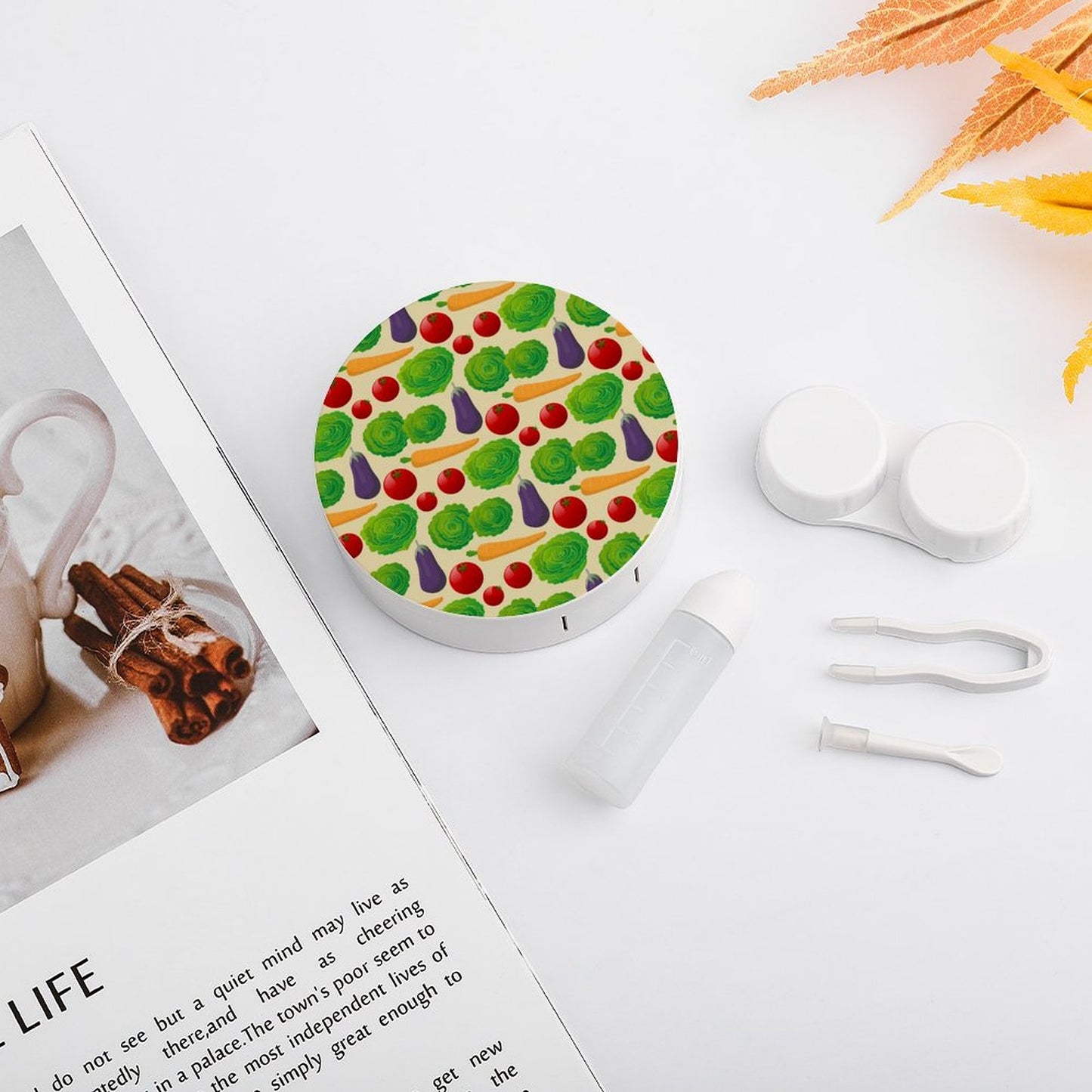 Portalenti a Contatto Personalizzato con Specchio | Kit da Viaggio