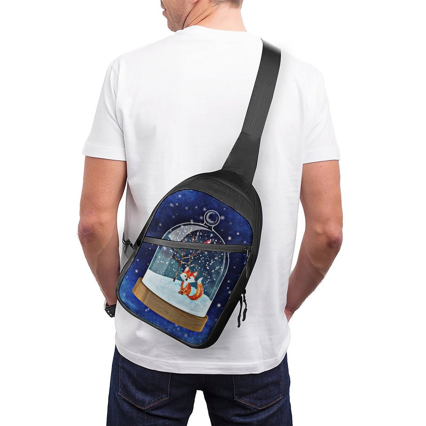 Zaino Monospalla Pieghevole Personalizzato | Leggero & Tessuto Oxford