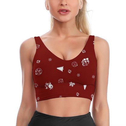 Bra Sportivo Personalizzato con Scollo a U | Top Yoga & Athleisure