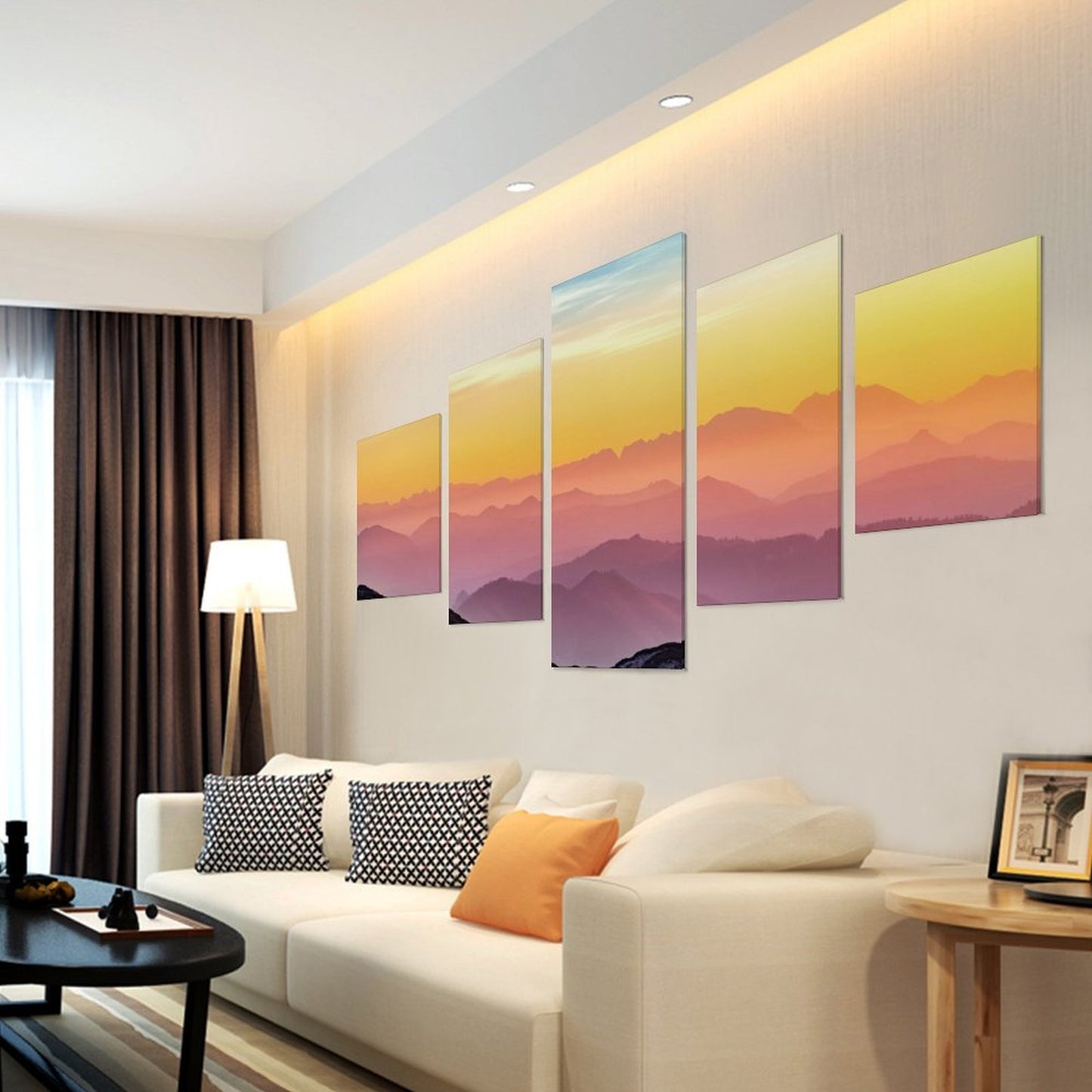 Quadro Componibile 5 Pezzi Verticale | La Tua Sinfonia Visiva da Foto
