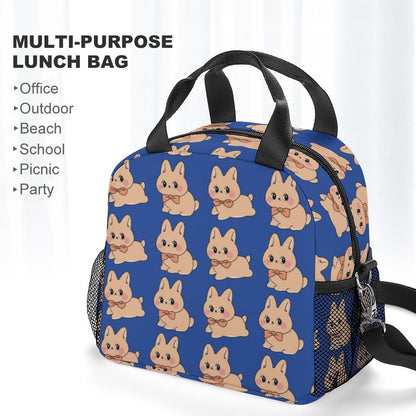 Lunch Bag Termica Crossbody | Borsa Porta Pranzo 300D Personalizzata