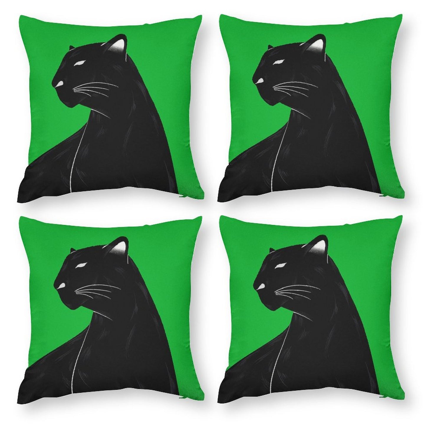 Set 4 Federe Cuscini Personalizzate | Stampa Fronte-Retro Poliestere