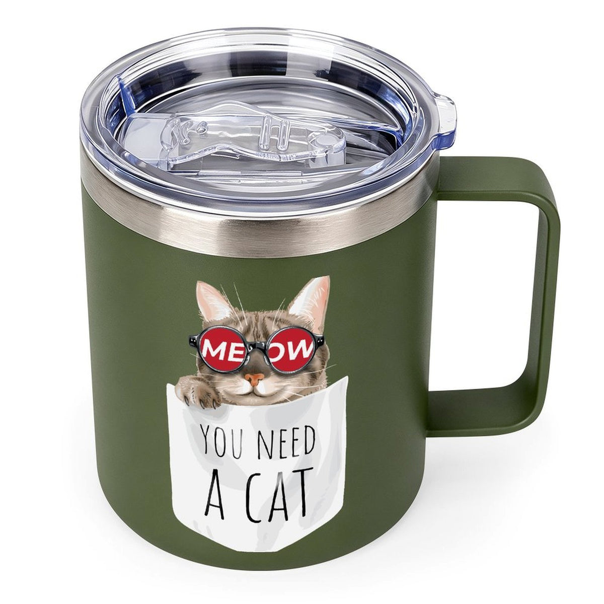 Tazza Termica Personalizzabile in Acciaio Inox 12oz Doppia Parete