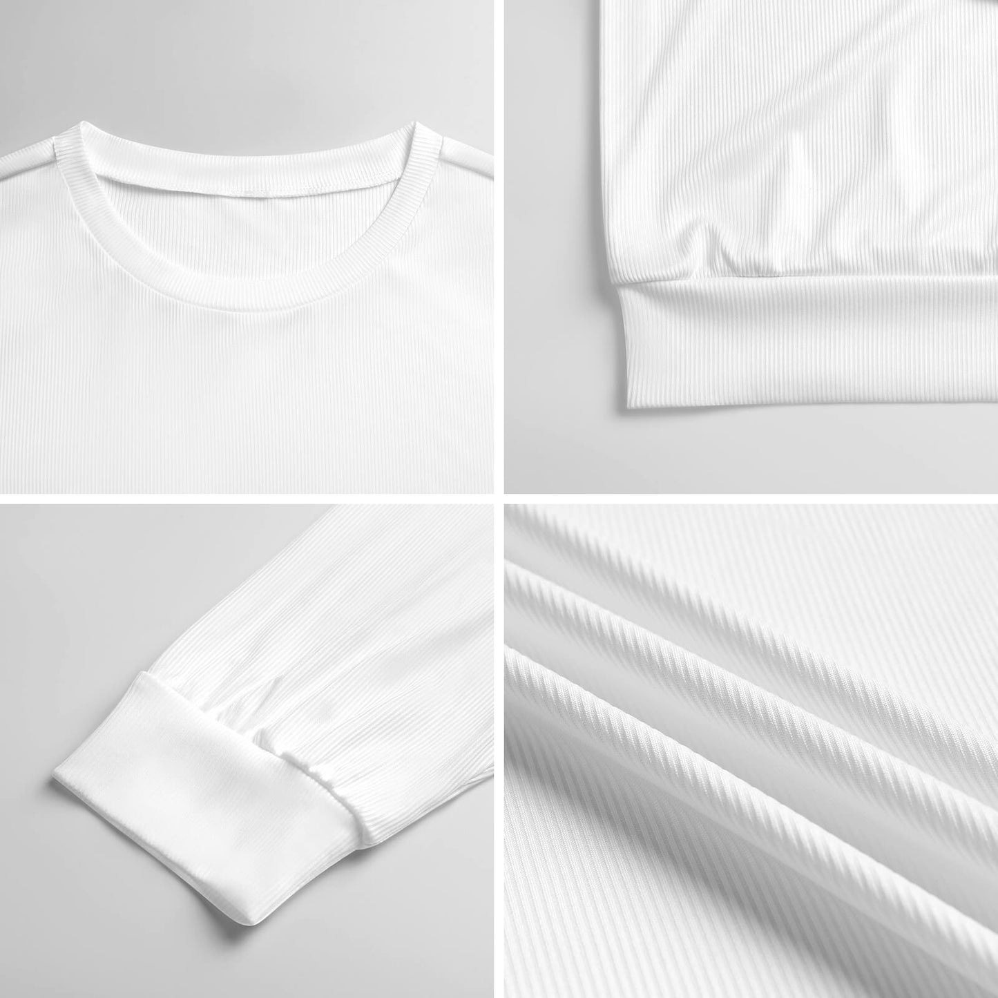 Felpa Girocollo Unisex Personalizzabile | Tessuto a Coste