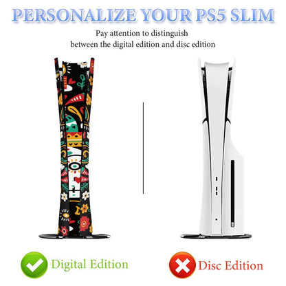 Skin PS5 Slim Digital Personalizzata | Adesiva per Console e Controller