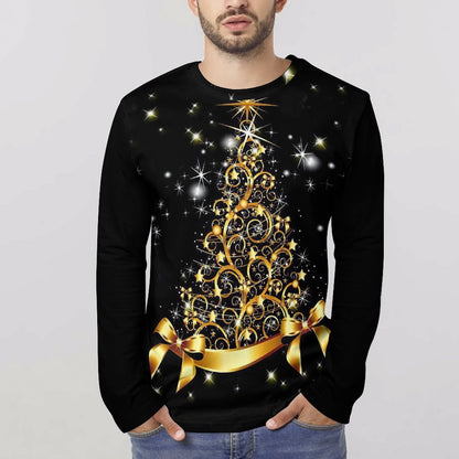 T-shirt Manica Lunga Leggera | Stampa Totale Personalizzata (S-5XL)