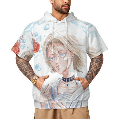 Felpa Uomo Maniche Corte Personalizzata | Tessuto Tecnico Air Layer