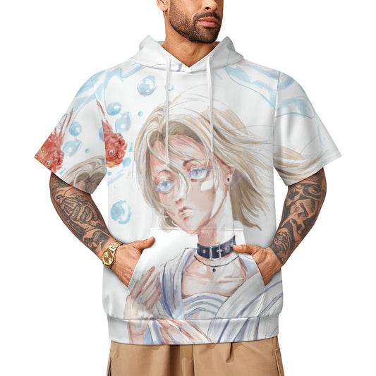 Felpa Uomo Maniche Corte Personalizzata | Tessuto Tecnico Air Layer
